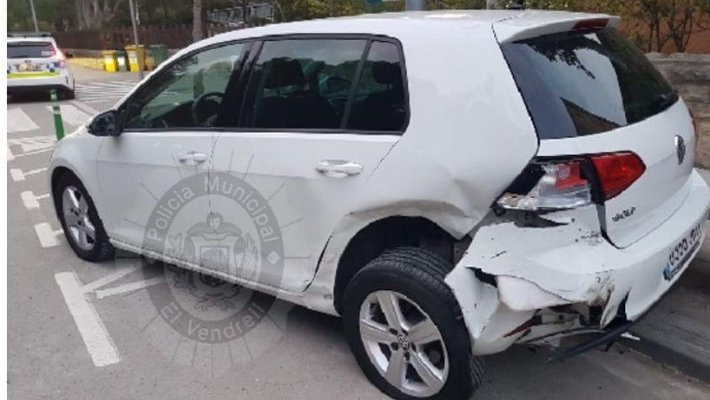 Es localitzar el conductor que va provocar un accident a Coma-ruga i va fugir
