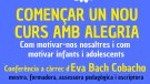 Conferència d’Eva Bach per començar un nou curs amb alegria