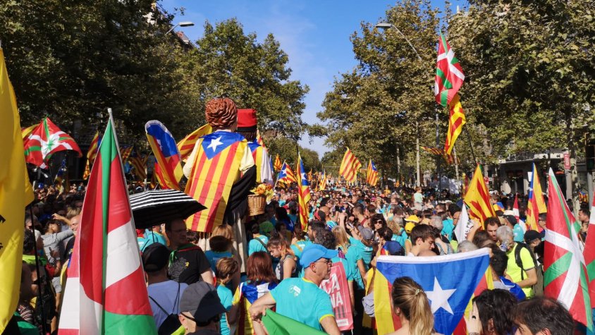 Segons Guàrdia Urbana de Barcelona, 600.000 manifestants