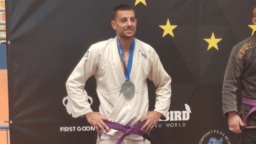 Ivan Castillo, subcampió d’Europa de Jiu-Jitsu