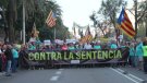 Barcelona, desbordada en favor del dret a l’autodeterminació i en contra de la sentència a l’1-O