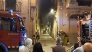 Un incendi crema els baixos i part del primer pis d’un edifici abandonat al centre de l’Arboç