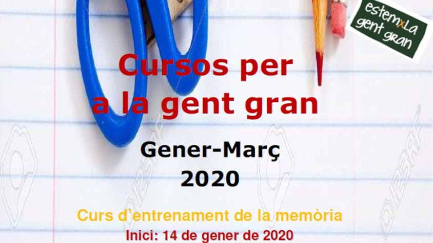 Activitats programades per al primer trimestre del 2020 per a la gent gran del Vendrell