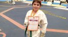 Adriana Royo del Taekwondo La Lira Vendrellenca, bronze al Campionat d'Espaya