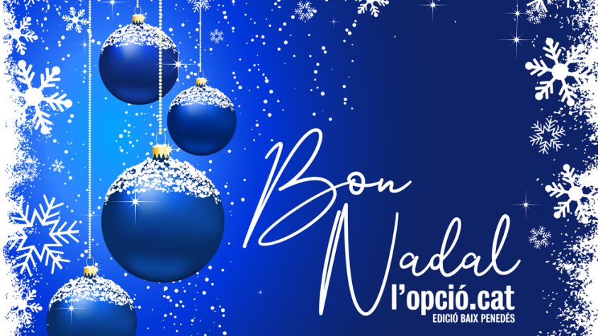 Tot l'equip de l'Opció us desitja BON NADAL