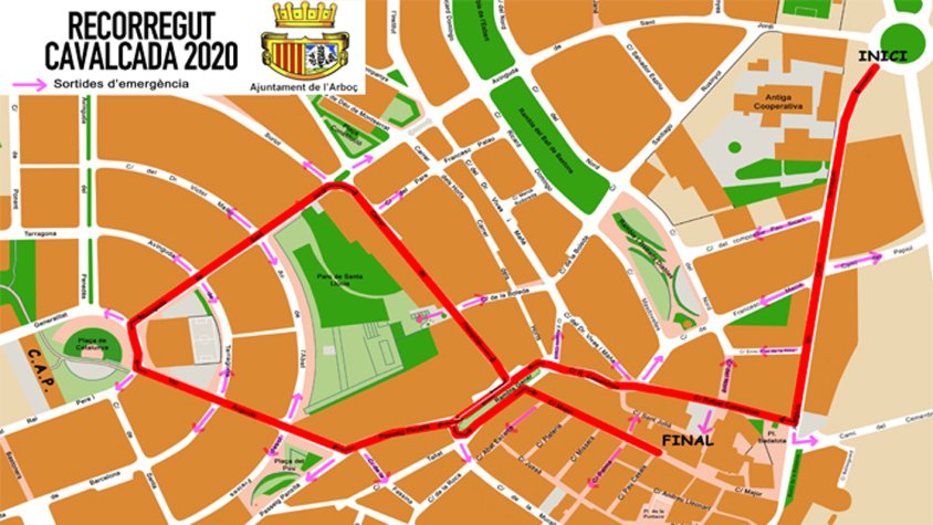 Els Reis Mags d'Orient arribaran a l'Arboç el proper diumenge 5 de gener a 2/4 de 7 de la tarda