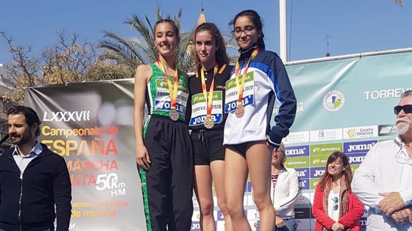 La banyerenca Griselda Serret es proclama campiona d’Espanya Sub16 al Campionat d’Espanya de Marxa