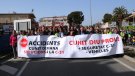 Més d'un centenar de persones marxen per reclamar més seguretat a la C-31 entre Segur de Calafell i Cunit