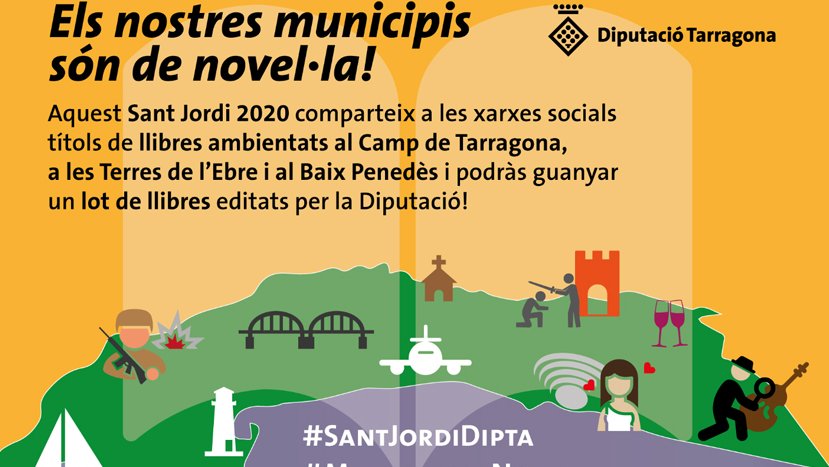 Municipis de novel·la, protagonistes del concurs de la Diputació aquest Sant Jordi