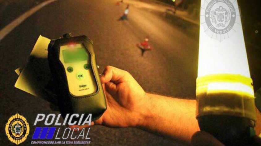 Dos detinguts al Vendrell durant la matinada del diumenge en el control de compliment d'Estat d'Alarma un per danys intencionats i diligències penals, i altre per donar positiu en un control d'alcoholèmia