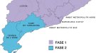 Salut proposa que Barcelona i les regions metropolitanes nord i sud passin a la fase 1, i que Camp de Tarragona, Terres de l'Ebre i Alt-Pirineu avancin a la 2
