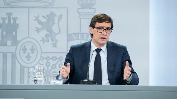 El ministre de Sanitat, Salvador Illa, aquest 5 de juny del 2020