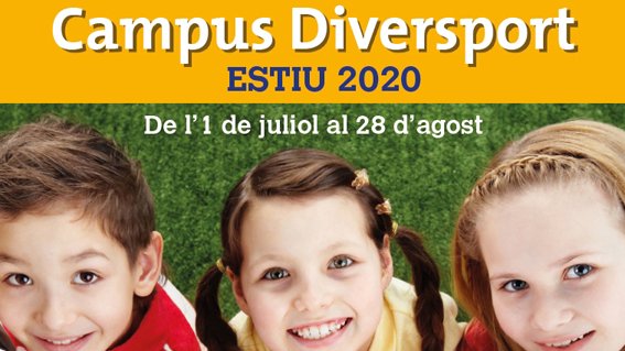 Tot a punt per a un Campus Diversport amb totes les garanties de seguretat sanitària