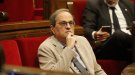Torra avança que l'ús obligatori de mascaretes sense distància física entrarà en vigor demà a tot Catalunya