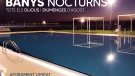 Banys nocturns amb música a la piscina municipal d’estiu de l'Arboç durant l’Agost