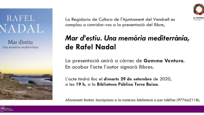 Rafael Nadal va ser l'autor més venut de Sant Jordi 2019