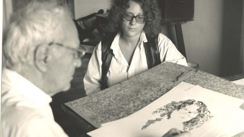 Marina Rossell diposita a la Fundació Apel·les Fenosa el retrat que li va fer l’escultor l’any 1978 