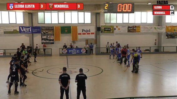 El CE Vendrell empata 3 a 3 amb el Lleida a la primera jornada de l'OK Lliga 20-21