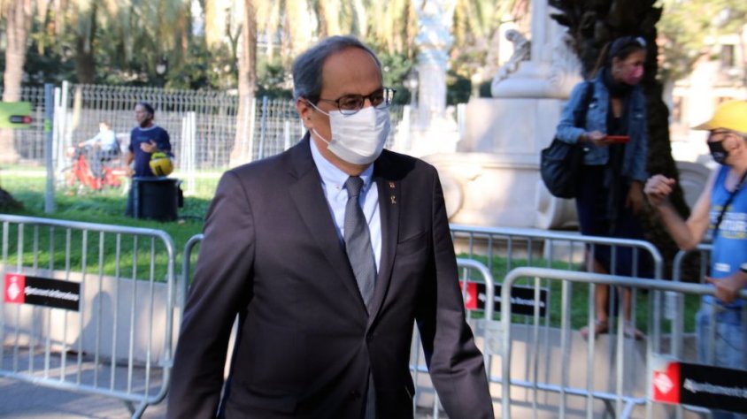 El president Joaquim Torra, inhabilitat