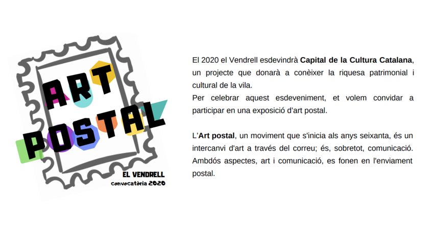 Es manté oberta la convocatòria de l’Art Postal