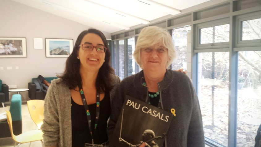 L’ANC i Òmnium Cultural del Vendrell homenatgen Clara Ponsatí