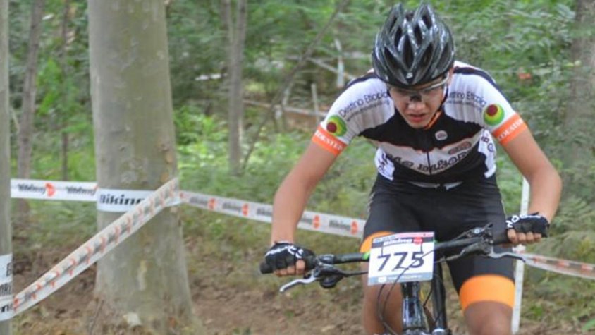 Imatge d’exemple d’un corredor BTT.