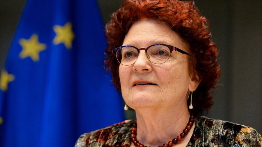 La directora de l'ECDC, Andrea Ammon, durant una compareixença a l'Eurocambra al febrer del 2020.