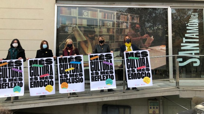 La consellera Ponsa presenta la campanya 'Més cultura' per fomentar el consum cultural