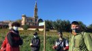 Alumnes de l’institut de l’Arboç han confeccionat i senyalitzat els rètols informatius de la ruta 1 de la Pedra Seca de l’Arboç