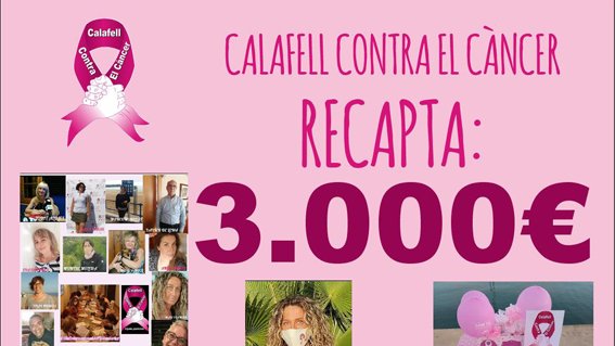 Calafell Contra el Càncer recapta 3.000 euros