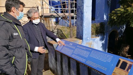 Avancen les obres de restauració del Portal del Pardo