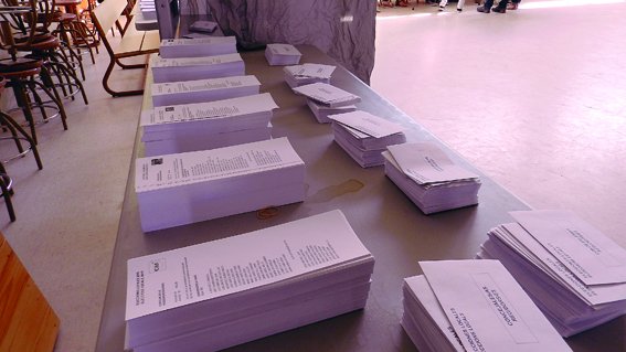 Les urnes s’obriran al públic a les nou del matí