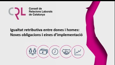 Més de 500 persones participen a una jornada sobre les noves obligacions per a la igualtat retributiva entre dones i homes