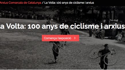 Exposició virtual de la 100 edició de la Volta Ciclista a Catalunya 