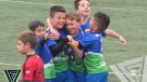 El Prebenjamí s’estrena de la millor manera, tot i el canvi d’escenari