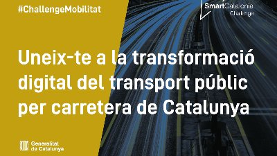 La transformació digital del transport públic per carretera, nou objectiu del concurs d'innovació oberta SmartCatalonia Challenge