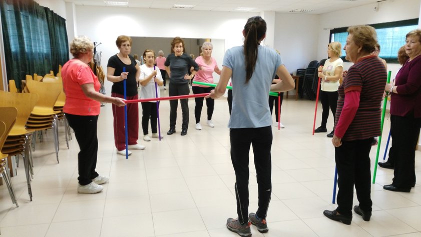 Curs d’activitat física adaptada per a gent gran del curs passat