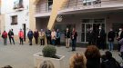 Minut de silenci a la Bisbal per condemnar la mort d'una dona cremada viva presumptament a mans de la parella
