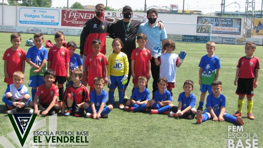 Cap de setmana positiu per a l'Escola de Futbol Base el Vendrell