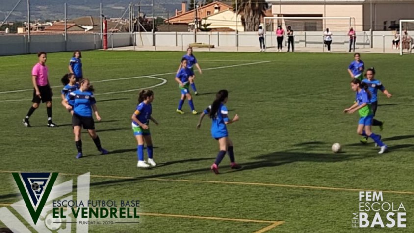 Partit d'aprenentatge del cadet femení de l'EFBeV davant el CFB Marc Bartra