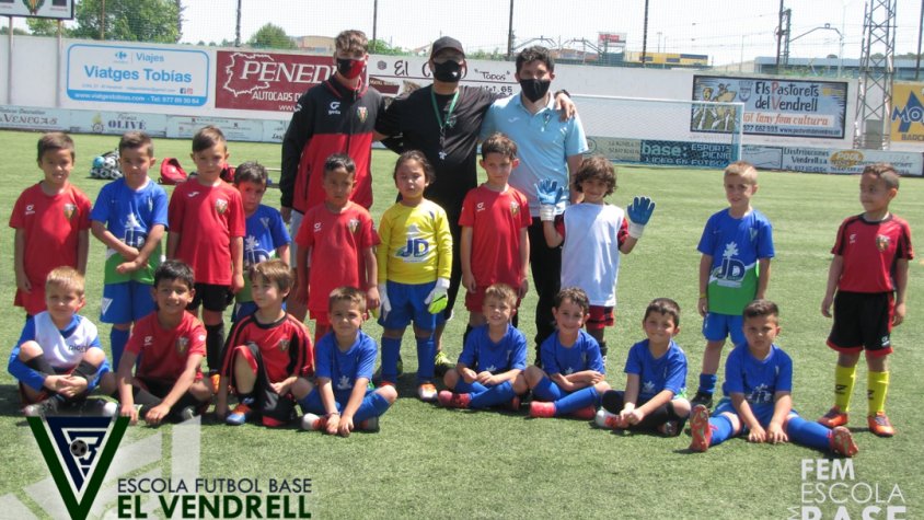 Els partits de la setmana de l'Escola de Futbol Base el Vendrell