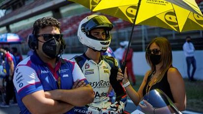Finalitzada la tercera cita del Campionat d'Europa de Moto2 amb un sabor agredolç per al calafellenc Alex