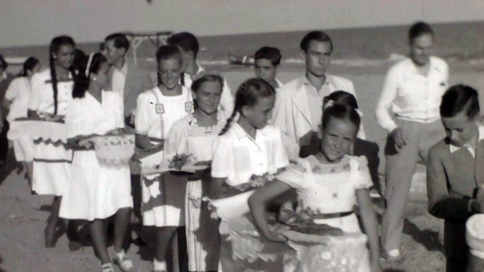 Presentació de la filmació d'Antoni Ollé Pinell a la platja de Sant Salvador del Vendrell