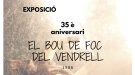 Exposició de l'associació del Bou de foc del Vendrell