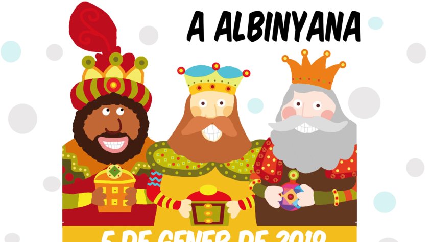Itinerari cavalcada dels Reis Mags d'Orient a Albinyana