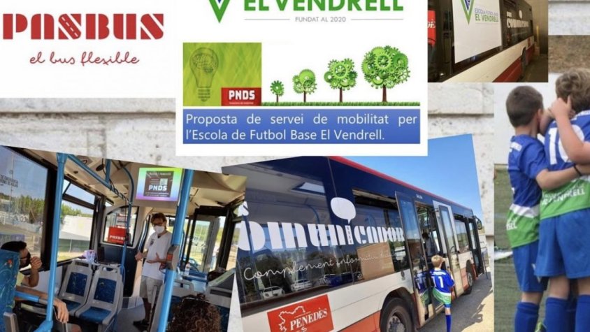 Nou servei Pasbus de l'Escola de Futbol Base El Vendrell
