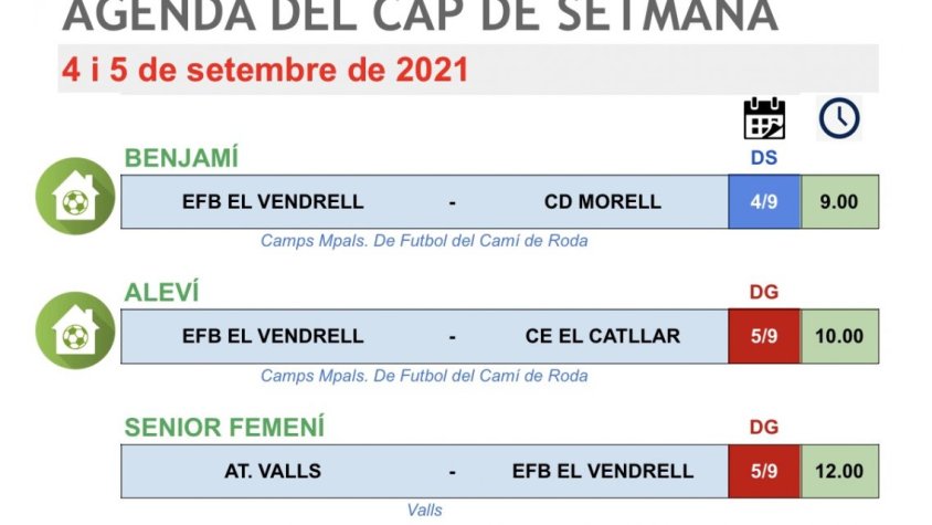 Comença la pretemporada de l'Escola de Futbol Base El Vendrell