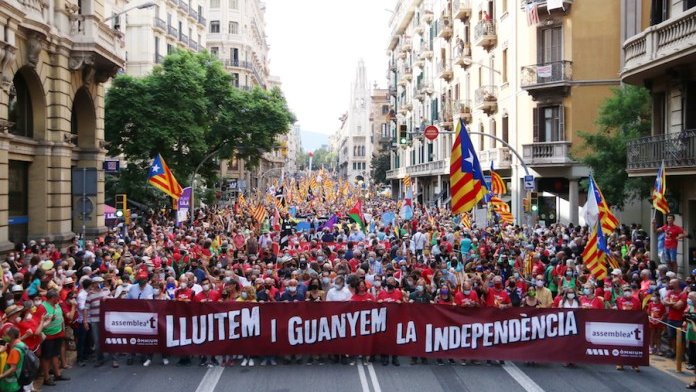 L’independentisme torna al carrer per la Diada amb una manifestació de 400.000 persones, segons l’ANC