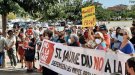 Cassolada de proteta contra la MAT a Sant Jaume dels Domenys