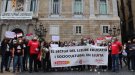 Un centenar de treballadors del sector del lleure es concentren per reclamar una “veritable negociació” del conveni